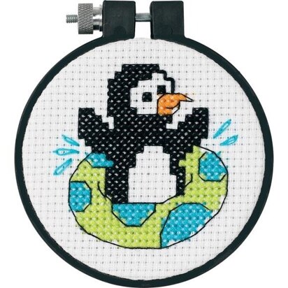Dimensions Playful Penguin  Cross Stitch Kit