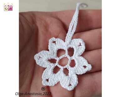 Crochet snowflake 14