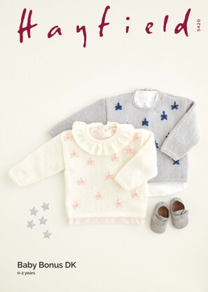 Sweaters in Hayfield Baby Bonus DK - 5420 - Leaflet