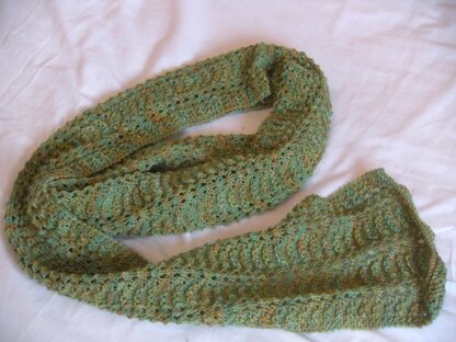 Ridged Feather Scarf