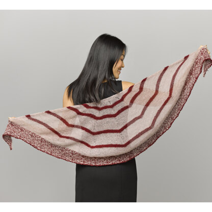 934 Aronia - Shawl Knitting Pattern for Women in Valley Yarns Hatfield