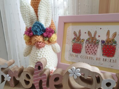 Easter Bunny Gnome Crochet Amigurumi