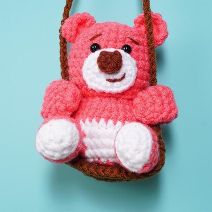 Strawberry Bear Car Hanging