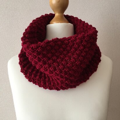 Raspberry Cowl