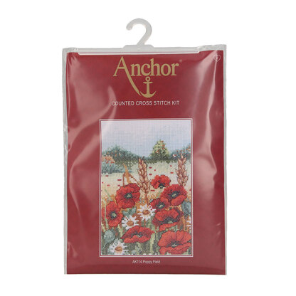 Anchor Poppy Field Cross Stitch Kit