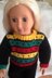 18 inch Dolls Dash and stripe Jumper