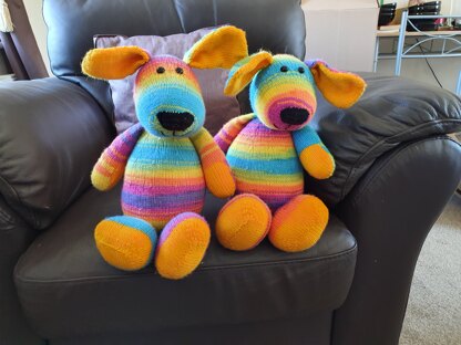Twin Rainbow Pups