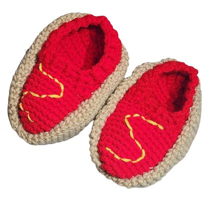 Hot Dog Toddler Slippers