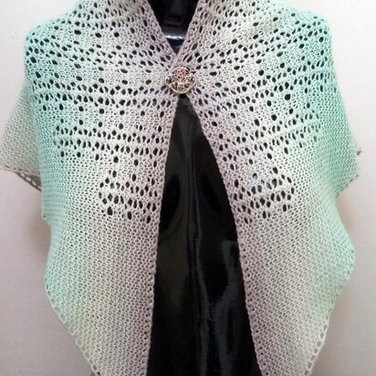 Shetland Eyelet Shawl