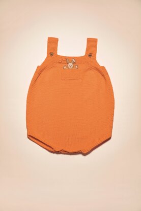 Babies Romper Suit in Bergere de France Coton Fifty - 72277-23 - Downloadable PDF