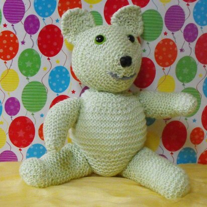 NURSERY TEDDY TOY KNITTING PATTERN - MADMONKEYKNITS