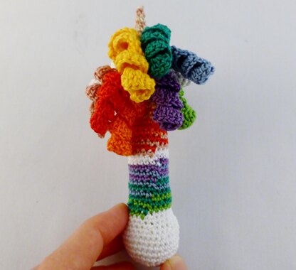 Babyrassel Einhorn Cindy Häkelanleitung