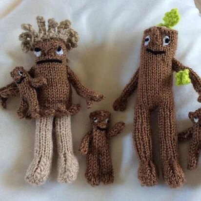 Stick Man & his family