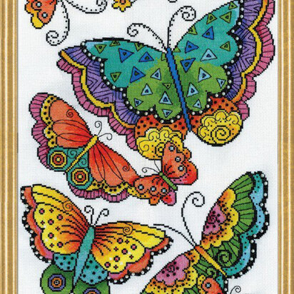 Design Works Butterflies Cross Stitch Kit
