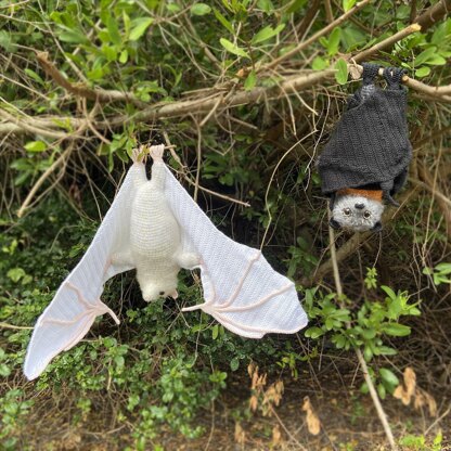 Flynn the Flying Fox Bat Amigurumi