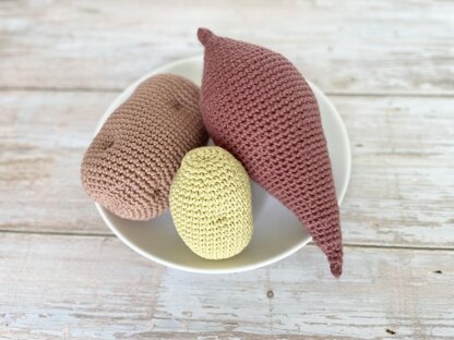 Potato Trio Amigurumi