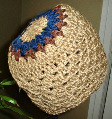 Mandala Hat Crocheted Pattern