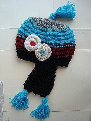 590 KNITTED EARFLAP HAT, all sizes