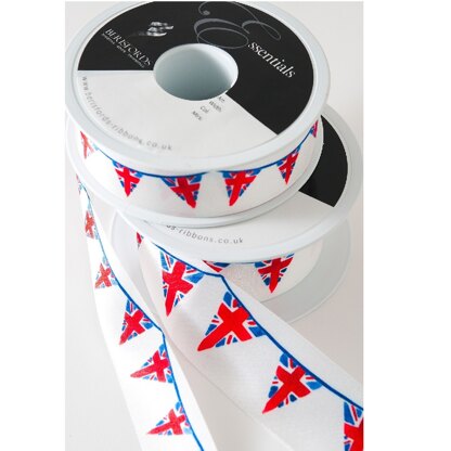 Berisfords Ribbon: British Bunting: 20m x 35mm