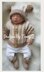 Dylan Baby unisex cardigan, hat and booties knitting pattern