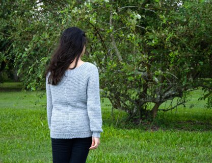 Round Yoke Sweater Crochet pattern by Yay For Yarn