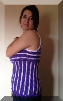 Crochet Tank Top Pattern Women Sleeveless Blouse