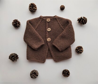 Cedarwood Baby Cardigan | 0-24 months