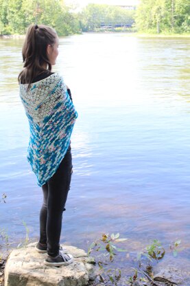 Un air de fleuve shawl