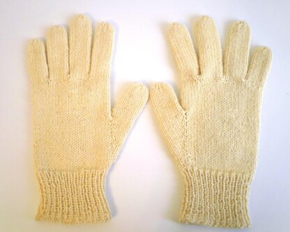 Chevron lace wave gloves