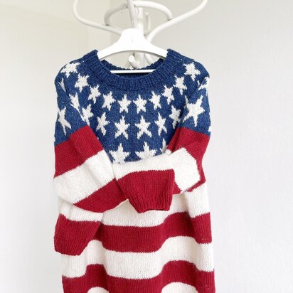 USA Flag Sweater