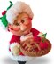 Mrs Claus Gonk Gnome & her Cherry Pie