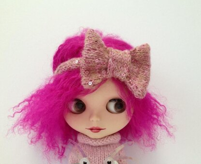 Beautiful Bow Headband for Blythe