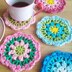 Rounds of Flowers Coasters