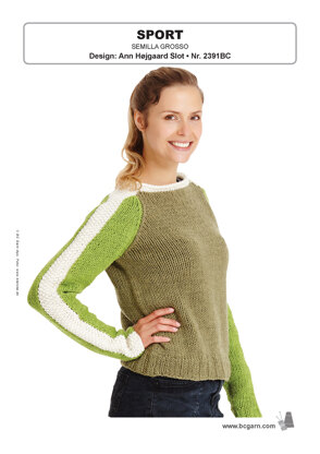 Sport Jumper in BC Garn Semilla Grosso - 2391BC - Downloadable PDF