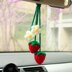 Puff Strawberry Car Hanging