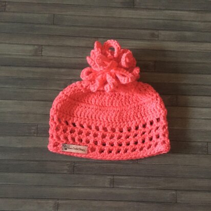 Coral Lattice Hat