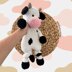 Clara Cow Snuggler Crochet Pattern | No-Sew Amigurumi