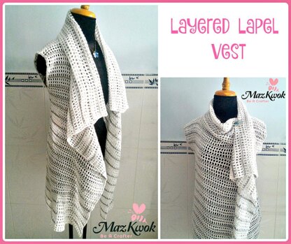 Layered Lapel Vest