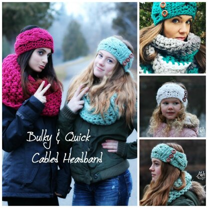 Bulky & Quick Cabled Headband