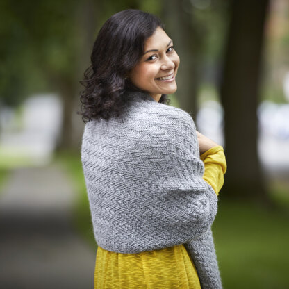 801 Takama Wrap - Shawl Knitting Pattern for Women in Valley Yarns Sunderland