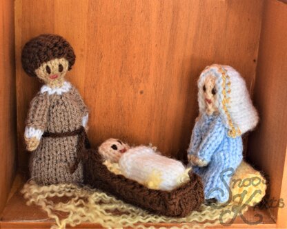 Christmas Nativity Stable Scene Knitting Pattern Snoo's Knits