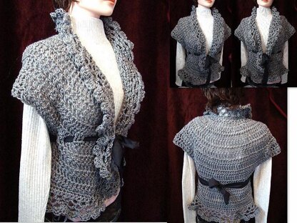 469 LACY SHRUG, age 12 to adult XL