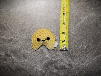 Fortune Cookie Amigurumi Food