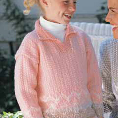 Child Casual Pullover in Patons Astra - Downloadable PDF