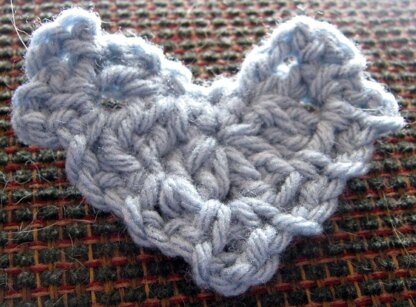 Lacy Heart Scrubbie