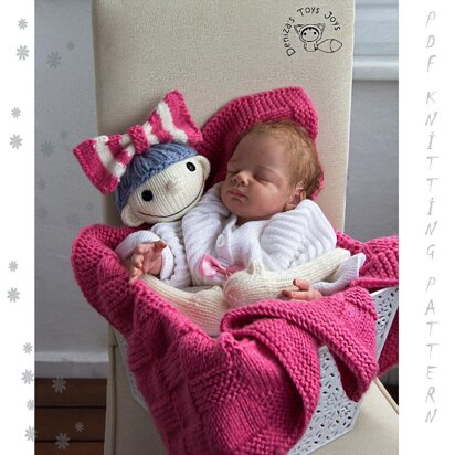 Baby Blanket with BowDoll