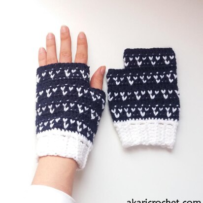 THREE HEARTS mitts_ M59