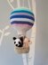 Hot air balloon with animals