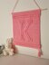 Letter K Wallhanging