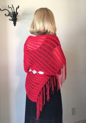 Indian Paintbrush Poncho